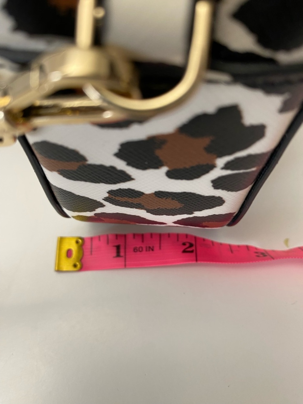 kate spade Madison Leopard-Print Crossbody Camera Bag KI377 - Cream/Brown/Black - Picture 16 of 16